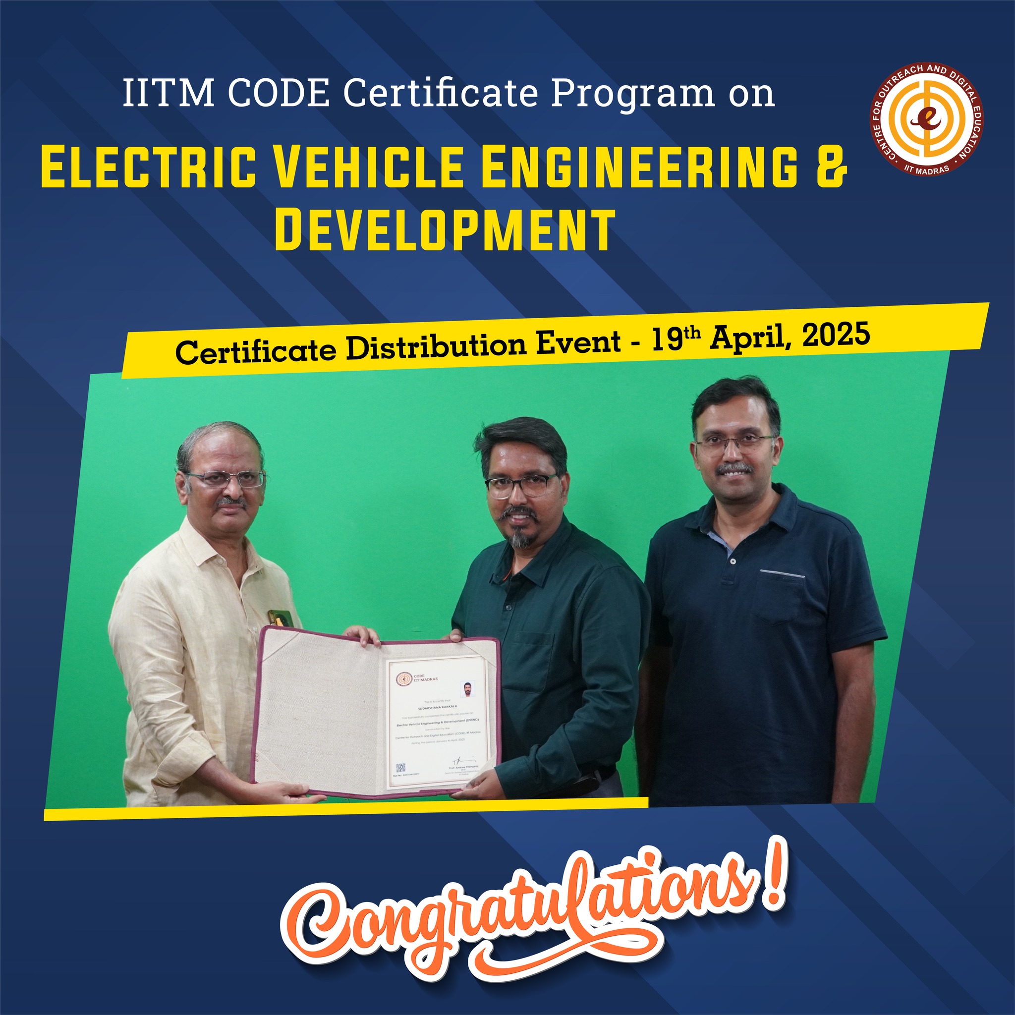 Electric Vehicle Engineering & Development (Session 1)